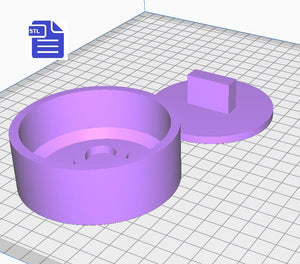 Leo Bath Bomb Press STL File - for 3D printing - FILE ONLY - make your own bath bomb molds - Zodiac Symbol Shower Steamer