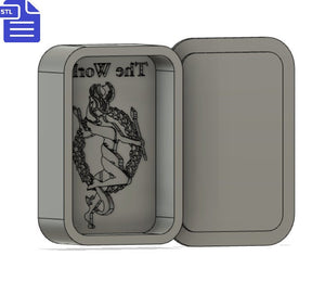 The World Tarot Card Bath Bomb Mold STL File - for 3D printing - FILE ONLY - Tarot Bath Bomb Press Shower Steamer