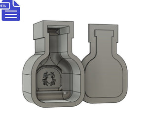 Spider Legs Potion Bath Bomb Mold STL File - for 3D printing - FILE ONLY - Potion Jar Bath Bomb Press Mould Shower Steamer