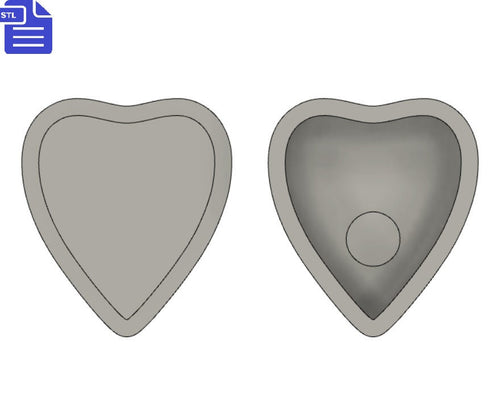 Planchette Bath Bomb mold STL File - for 3D printing - FILE ONLY - Planchette Bath Bomb Press Shower Steamer