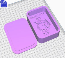 Load image into Gallery viewer, The World Tarot Card Bath Bomb Mold STL File - for 3D printing - FILE ONLY - Tarot Bath Bomb Press Shower Steamer