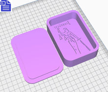 Load image into Gallery viewer, Justice Tarot Card Bath Bomb Mold STL File - for 3D printing - FILE ONLY - Tarot Bath Bomb Press Shower Steamer