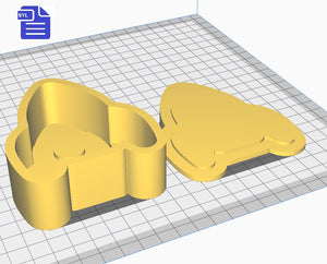 Rocket Bath Bomb Mold STL File - for 3D printing - FILE ONLY - Rocket Bath Bomb Press Shower Steamer