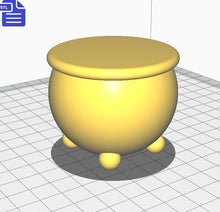 Load image into Gallery viewer, 3D Cauldron STL File - for 3D printing - FILE ONLY