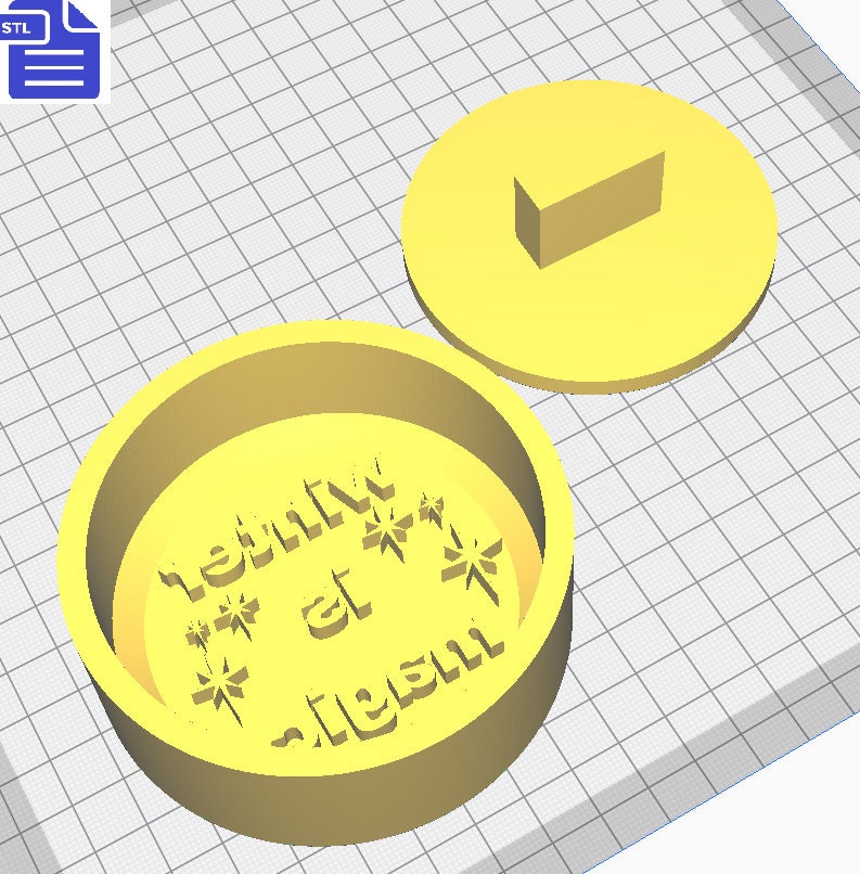 winter is magic Bath Bomb Mold STL File - for 3D printing - FILE ONLY - Bath Bomb Press Mould Shower Steamer