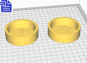 Bohemian Sun Bath Bomb Mold STL File - for 3D printing - FILE ONLY - Boho Bath Bomb Mold - Shower Steamer
