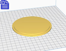 Load image into Gallery viewer, Zodiac Signs Bath Bomb Mold STL File - for 3D printing - FILE ONLY - Star Symbols Bath Bomb Press - Shower Steamer Disc Bar Mold - Circle