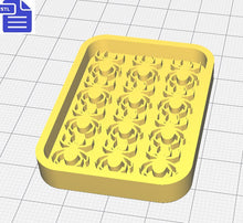 Load image into Gallery viewer, Spider Silicone Mold Tray STL File - for 3D printing - FILE ONLY - to make your own silicone mold - diy freshies mold