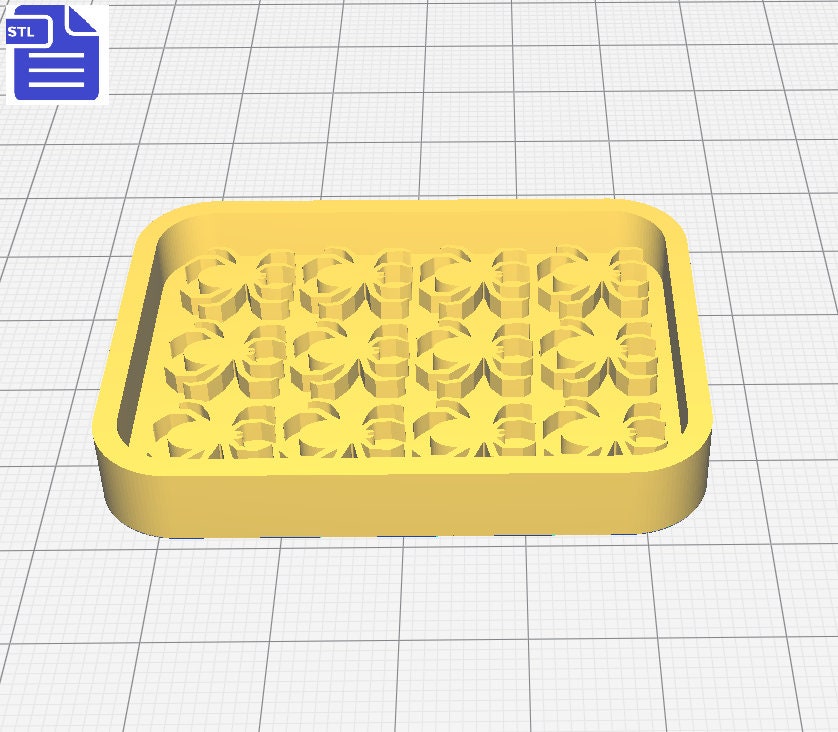 Rectangle - Silicone freshie mold