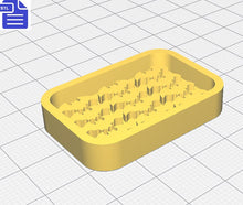 Load image into Gallery viewer, Bats Silicone Mold Tray STL File - for 3D printing - FILE ONLY - for silicone mold making - diy freshies mold