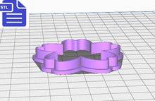 Load image into Gallery viewer, Cherry Blossom Cookie Cutter STL File - for 3D printing - FILE ONLY - Digital Download