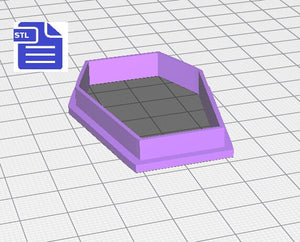 Coffin Cookie Cutter STL File - for 3D printing - FILE ONLY - Digital Download