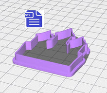 Load image into Gallery viewer, Castle Cookie Cutter STL File - for 3D printing - FILE ONLY - Digital Download