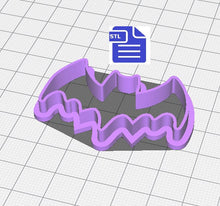 Load image into Gallery viewer, Bat Outline Cookie Cutter STL File - for 3D printing - FILE ONLY - Digital Download
