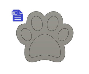 Paw Straw Topper STL File - for 3D printing - FILE ONLY - Instant Digital Download
