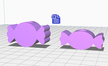 Load image into Gallery viewer, Wrapped Candy Straw Topper STL File - for 3D printing - FILE ONLY - Instant Digital Download