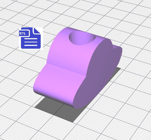 ufo spaceship Straw Topper STL File - for 3D printing - FILE ONLY - Instant Digital Download
