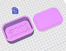 Load image into Gallery viewer, 100% Handmade Bath Bomb Mold STL File - for 3D printing - FILE ONLY - Bath Bomb Bar Press Mould - Shower Steamer Mold
