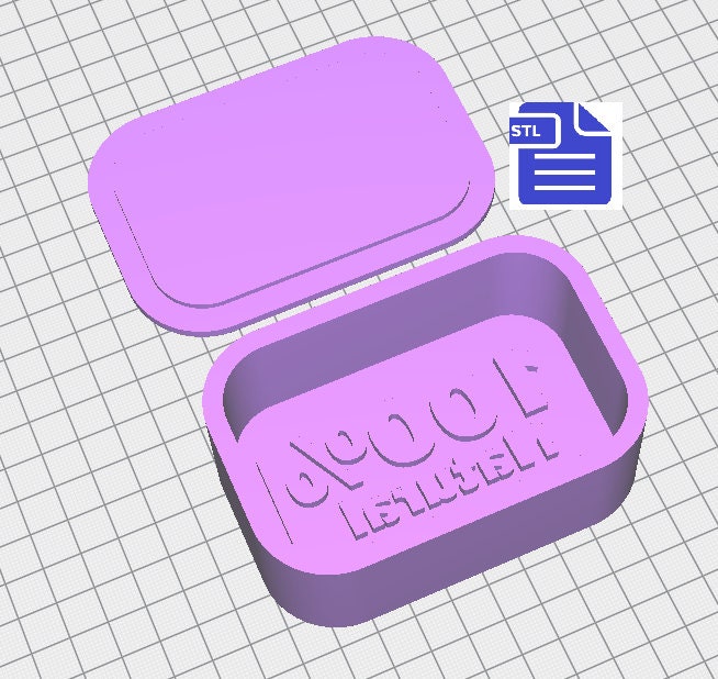 100% Natural Bath Bomb Mold STL File - for 3D printing - FILE ONLY - Bath Bomb Press Mould - Shower Steamer Bar Mold