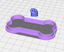 Load image into Gallery viewer, Bone Cookie Cutter STL File - for 3D printing - FILE ONLY - Digital Download