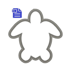 Turtle Cookie Cutter STL File - for 3D printing - FILE ONLY - Digital Download