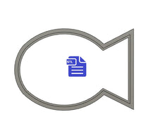 Load image into Gallery viewer, Fish Cookie Cutter STL File - for 3D printing - FILE ONLY - Digital Download