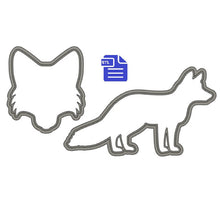 Load image into Gallery viewer, Fox Cookie Cutter STL File - for 3D printing - FILE ONLY - Digital Download