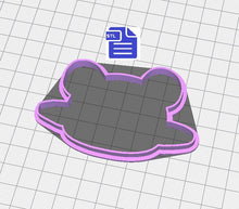 Load image into Gallery viewer, Bear Planet Cookie Cutter STL File - for 3D printing - FILE ONLY - Instant Digital Download
