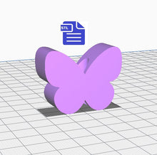 Load image into Gallery viewer, Butterfly Straw Topper STL File - for 3D printing - FILE ONLY - Instant Digital Download