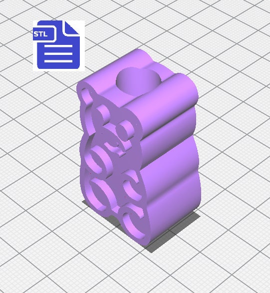 Strawberry Straw Topper, STL File for 3D Printing.