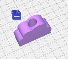 Load image into Gallery viewer, Cloud Straw Topper STL File - for 3D printing - FILE ONLY - Instant Digital Download