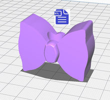 Load image into Gallery viewer, Bow Straw Topper STL File - for 3D printing - FILE ONLY - Instant Digital Download