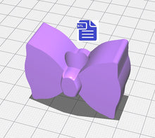 Load image into Gallery viewer, Bow Straw Topper STL File - for 3D printing - FILE ONLY - Instant Digital Download