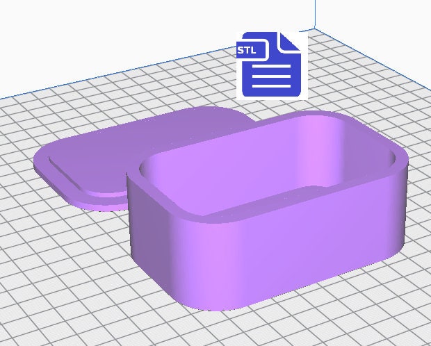100% Natural Bath Bomb Mold STL File - for 3D printing - FILE ONLY - Bath Bomb Press Mould - Shower Steamer Bar Mold
