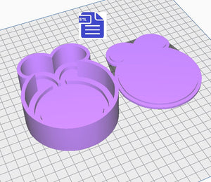 Ostara Bath Bomb Mold STL File - for 3D printing - FILE ONLY Ostara Sign Bath Bomb Press - Shower Steamer Mould