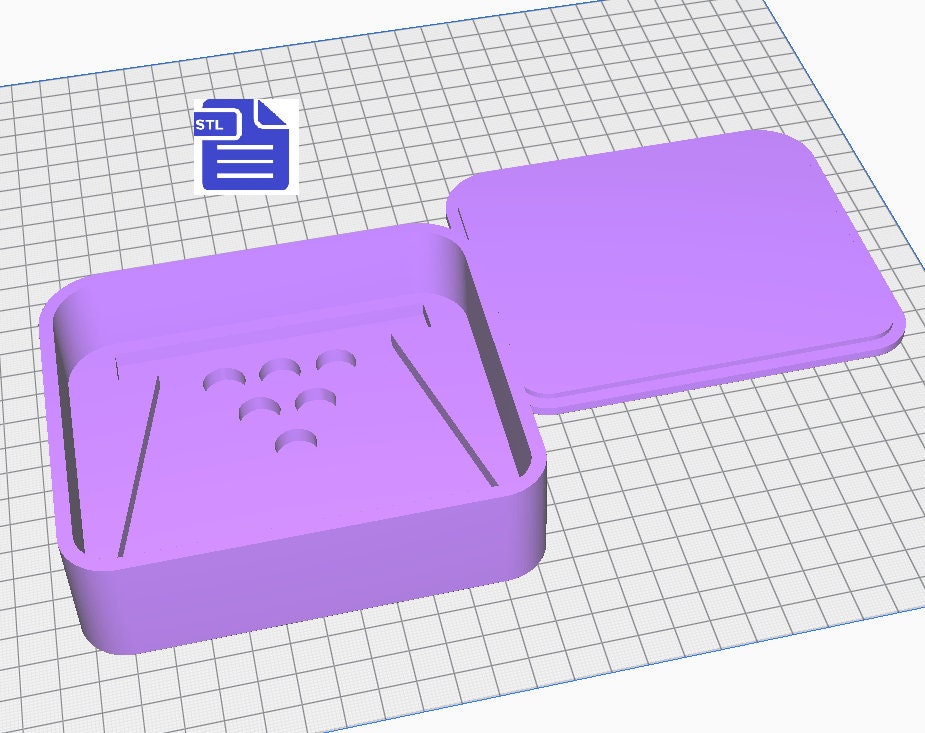 Yule Bath Bomb Mold STL File - for 3D printing - FILE ONLY - Yuletide Symbol Bath Bomb Press - Shower Steamer Mould - trinket dish soap tray