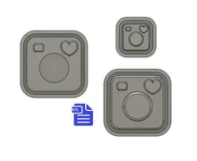 Load image into Gallery viewer, Instant Camera Mold Housing STL File - for 3D printing - FILE ONLY - with tray to make your own silicone molds - diy freshies mold