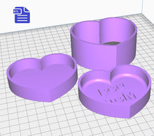 Load image into Gallery viewer, 3pc Dog Mom Bath Bomb Mold STL File - for 3D printing - FILE ONLY - 3 part Pet Mother&#39;s Day Bath Bomb Mould Press