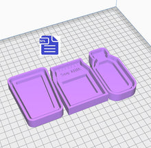 Load image into Gallery viewer, Milk Shaker Set Silicone Mold Housing STL File - for 3D printing - FILE ONLY- with individual trays for silicone mold making only