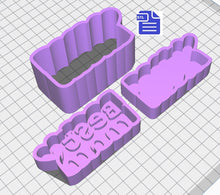 Load image into Gallery viewer, Best Mom Bath Bomb Mold STL File - for 3D printing - FILE ONLY - 3 piece Mother&#39;s Day Bath Bomb Hand Press Mould