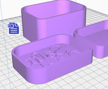 Load image into Gallery viewer, 3pc Salty Bitch Bath Bomb Mold STL File - for 3D printing - FILE ONLY - 3 piece Bath Bomb Hand Press Mould