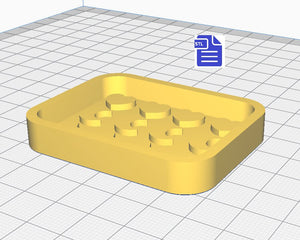 Star, Moon & Heart Housing STL File - for 3D printing - FILE ONLY - for making silicone molds - 3 pre-set sizes included - diy freshies mold