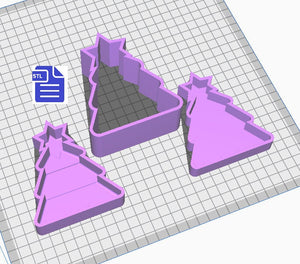 STL file buche noel mold 16cmx9cm 🍔・3D printing idea to download