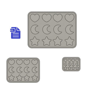 STL file corazon love - valentine day - freshie mold - silicone mold box  ❤️‍🔥・3D printable model to download・Cults